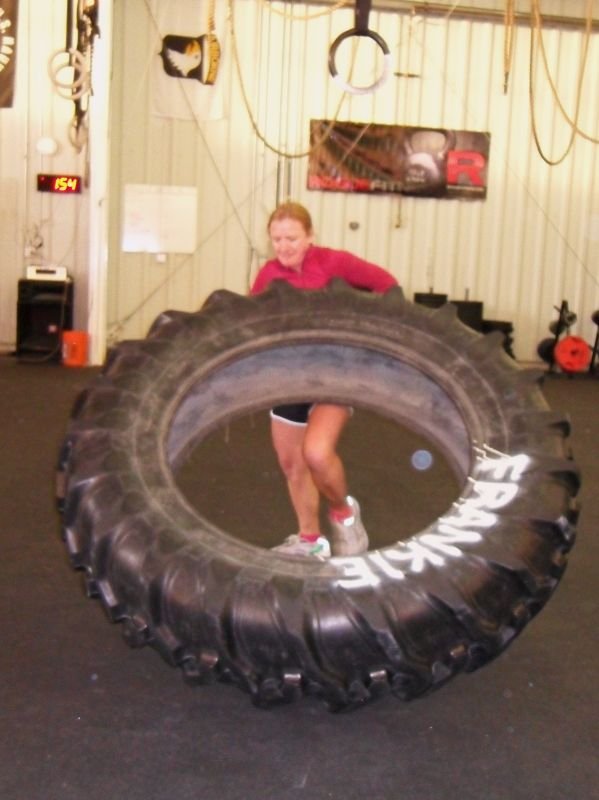 shirley tire flip