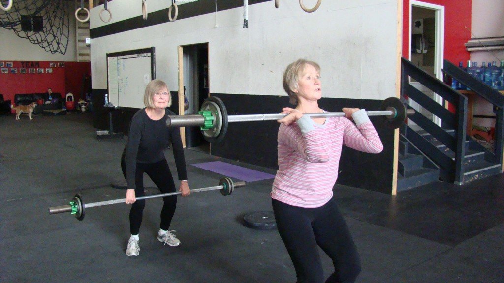 Sisters Jula and Carla getting work done.